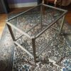 Table basse 2 étages vitrée