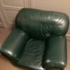 Canapé et fauteuil en cuir – Image 4