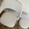 Fauteuil de bureau et tabouret Bouclette – Image 2