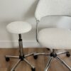 Fauteuil de bureau et tabouret Bouclette