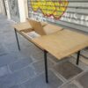 Table papillon bois et acier laqué – Image 6