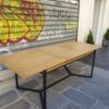 Table papillon bois et acier laqué – Image 8