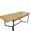 Table papillon bois et acier laqué – Image 2