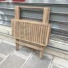 Table de jardin pliante en teck – Image 5