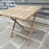 Table de jardin pliante en teck – Image 4