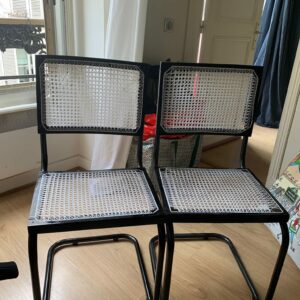 2 chaises cannées « Le Monde Sauvage »