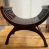 Petit banc ou Tabouret en teck Balinais – Image 2