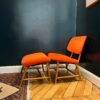 Fauteuil et repose pieds scandinave – Image 4