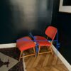 Fauteuil et repose pieds scandinave – Image 3