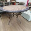 Table d'extérieur céramique et ferronnerie – Image 2