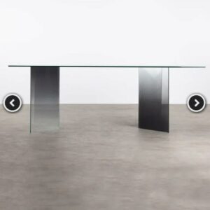 Table en verre 210cm Themasie AUDRA