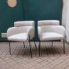 Paire de Chaises BARON Gris Dorian – Image 2
