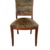 4 chaises garniture en velours