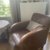 Paire fauteuils club en cuir – Image 2