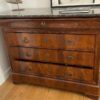 Commode ancienne en bois plateau marbre – Image 2