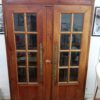 Armoire vitrine ancienne en bois – Image 2