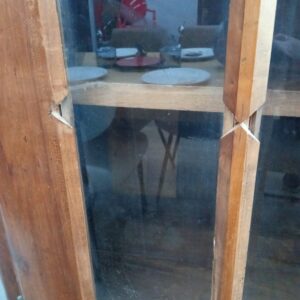 Armoire vitrine ancienne en bois
