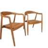 Paire de fauteuils scandinaves en teck – Image 4