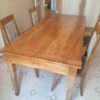 Table de ferme en merisier 186 cm – Image 9