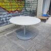 Table Ronde pied central acier anodisé – Image 2