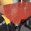 Bureau écolier vintage formica et métal avec sa chaise – Image 3