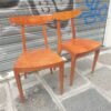 2 Chaises en bois années 50/60 ZINA – Image 3