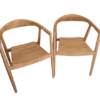 Paire de fauteuils scandinave en teck