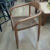 Chaise Nans en eucalyptus effet teck – Image 2