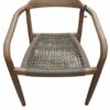 Chaise Nans en eucalyptus effet teck
