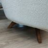 Fauteuil Golden Gun bouclette blanc – Image 4