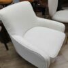 Fauteuil Golden Gun bouclette blanc – Image 2