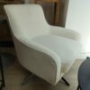 Fauteuil Golden Gun bouclette blanc – Image 2