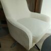 Fauteuil Golden Gun bouclette blanc – Image 3