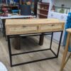 Console 2 Tiroirs avec Cannage Rotin L100cm – Image 3