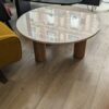 Table basse marbre et bois veiné – Image 4