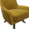 Fauteuil rotatif GOLDEN GUN moutarde