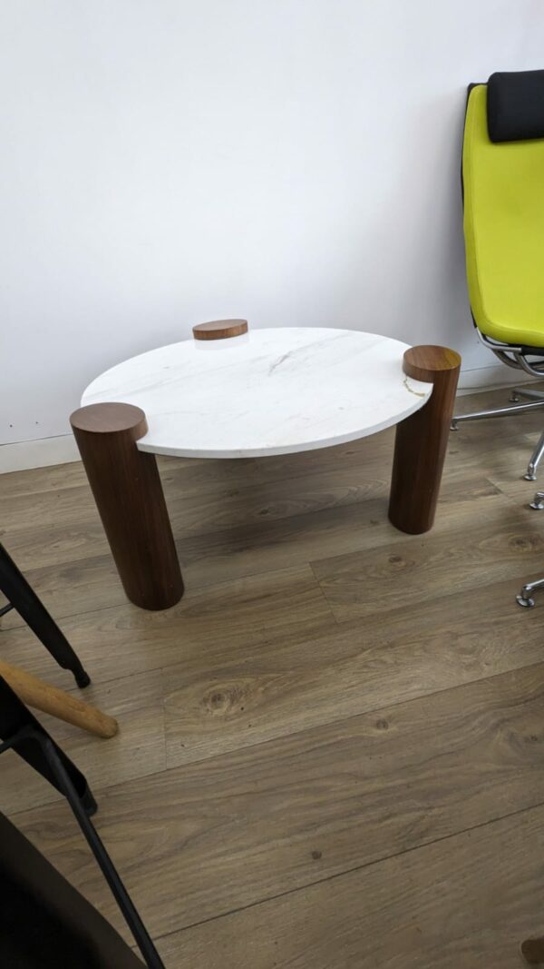 Table basse MIEIS marbre blanc – Image 4