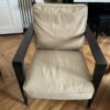 Fauteuil contemporain en bois noir – Image 4