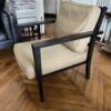 Fauteuil contemporain en bois noir – Image 2