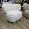 Fauteuil Cosy GUILIA blanc bouclette – Image 5