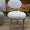 Fauteuil BOLD blanc bouclette – Image 5