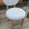 Fauteuil BOLD blanc bouclette – Image 3