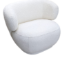 Fauteuil Cosy GUILIA blanc bouclette