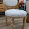 Fauteuil BOLD blanc bouclette – Image 2
