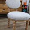 Fauteuil BOLD blanc bouclette – Image 4