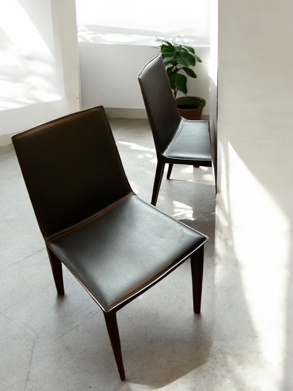 4 Chaises en skaï – Image 3
