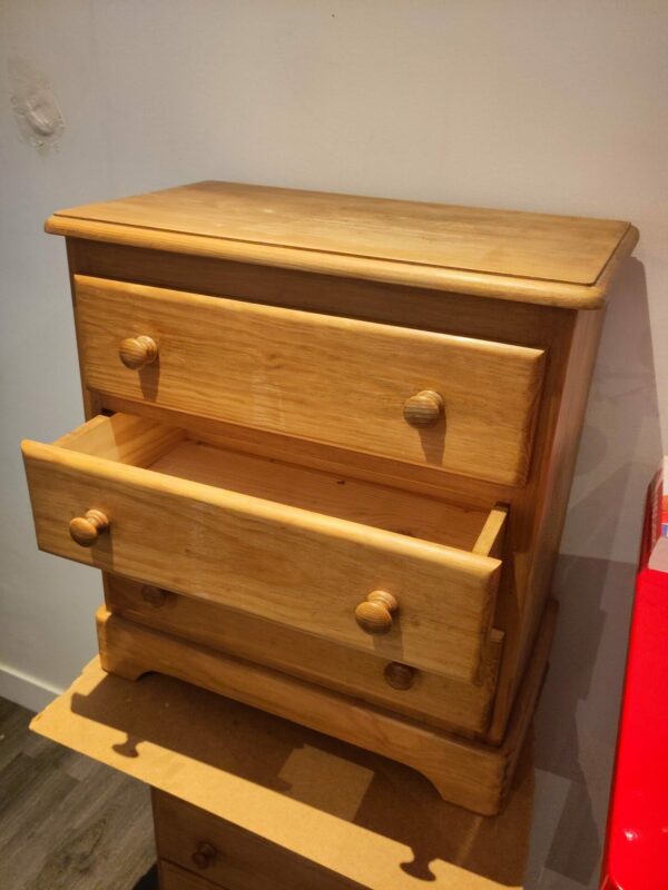 Paire de commode en bois – Image 4