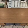 Bureau bois avec pieds compas année 60 – Image 4