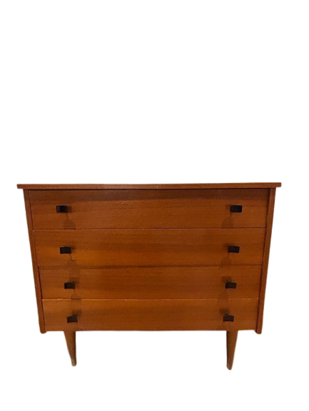 Commode 3 tiroirs vintage scandinave en bois
