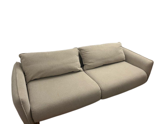 Canapé Carlota 3 places beige 213 cm